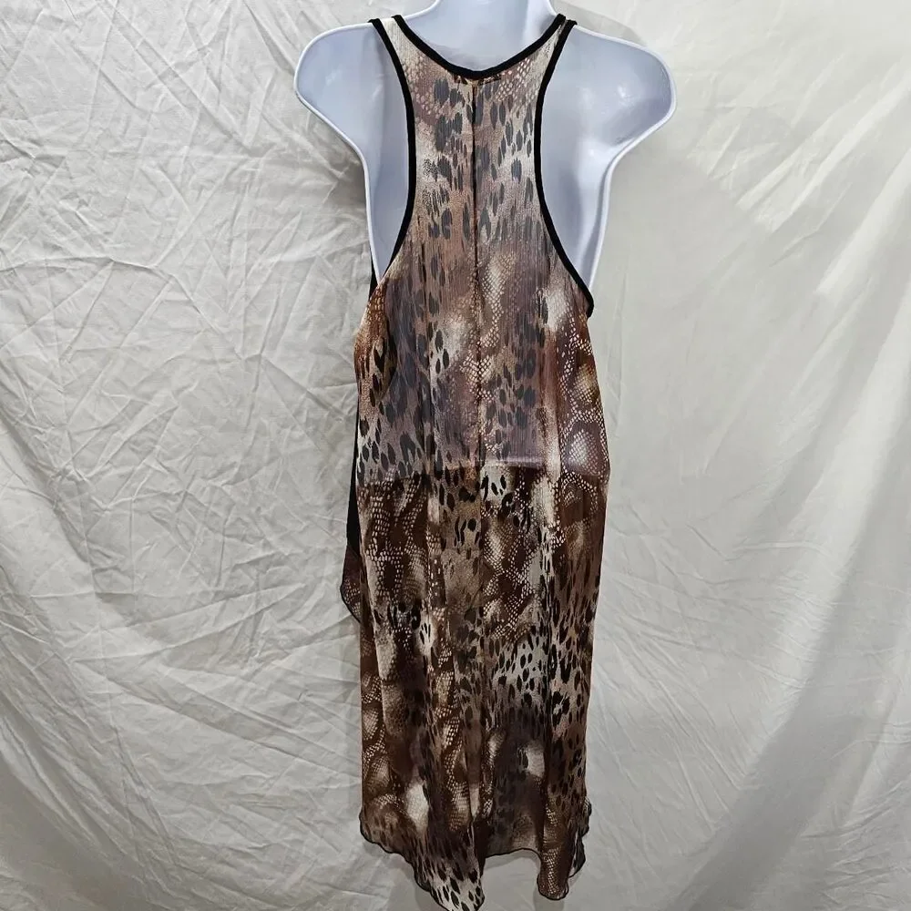 2014 2010s tumblr style animal print high low top